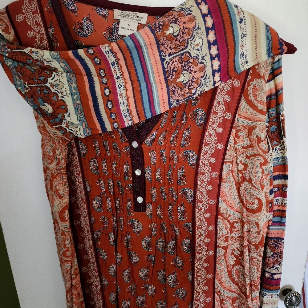 Lucky Brand Boho Tunic size small - Picture 4 of 5